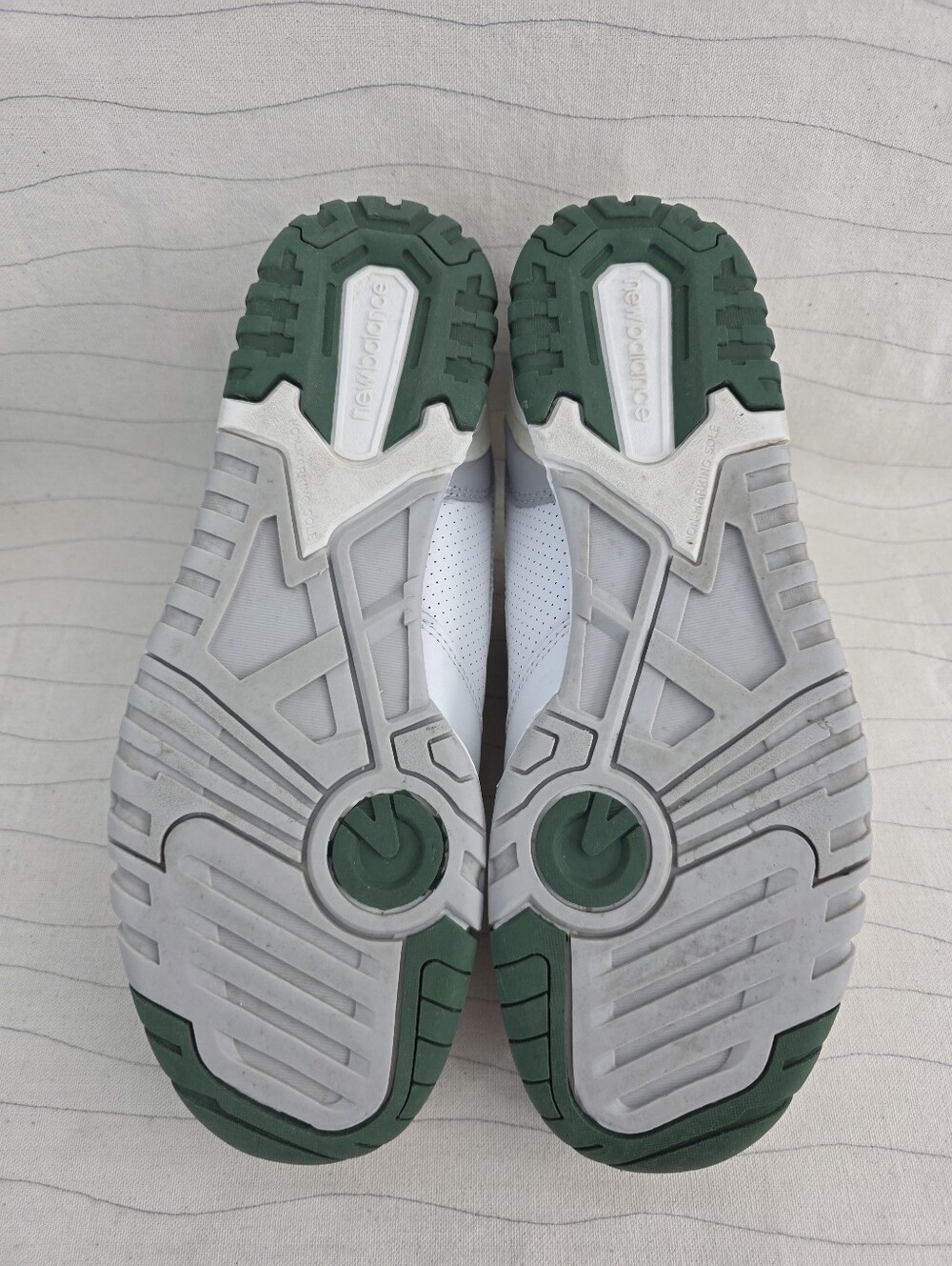 New Balance Mens 550 Nightwatch Pine Green/White Retro Sneakers BB550PWC Sz 10D - Picture 11 of 13